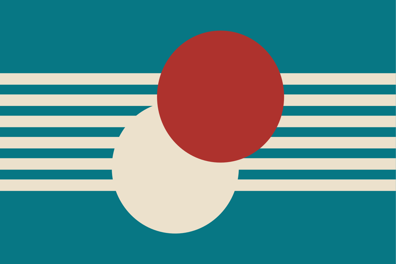 Abstract färgglada former bordstabletter modernt - Tenstickers