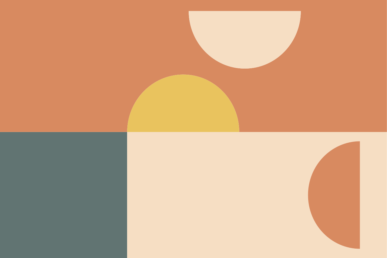 Cirklar rektanglar stil original vinyl bordstabletter - Tenstickers