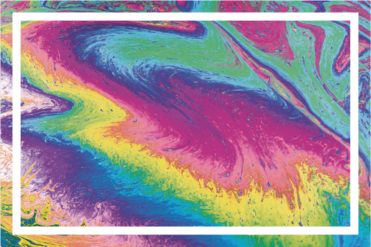 Marmor regnbåge strukturerad bordstabletter - Tenstickers