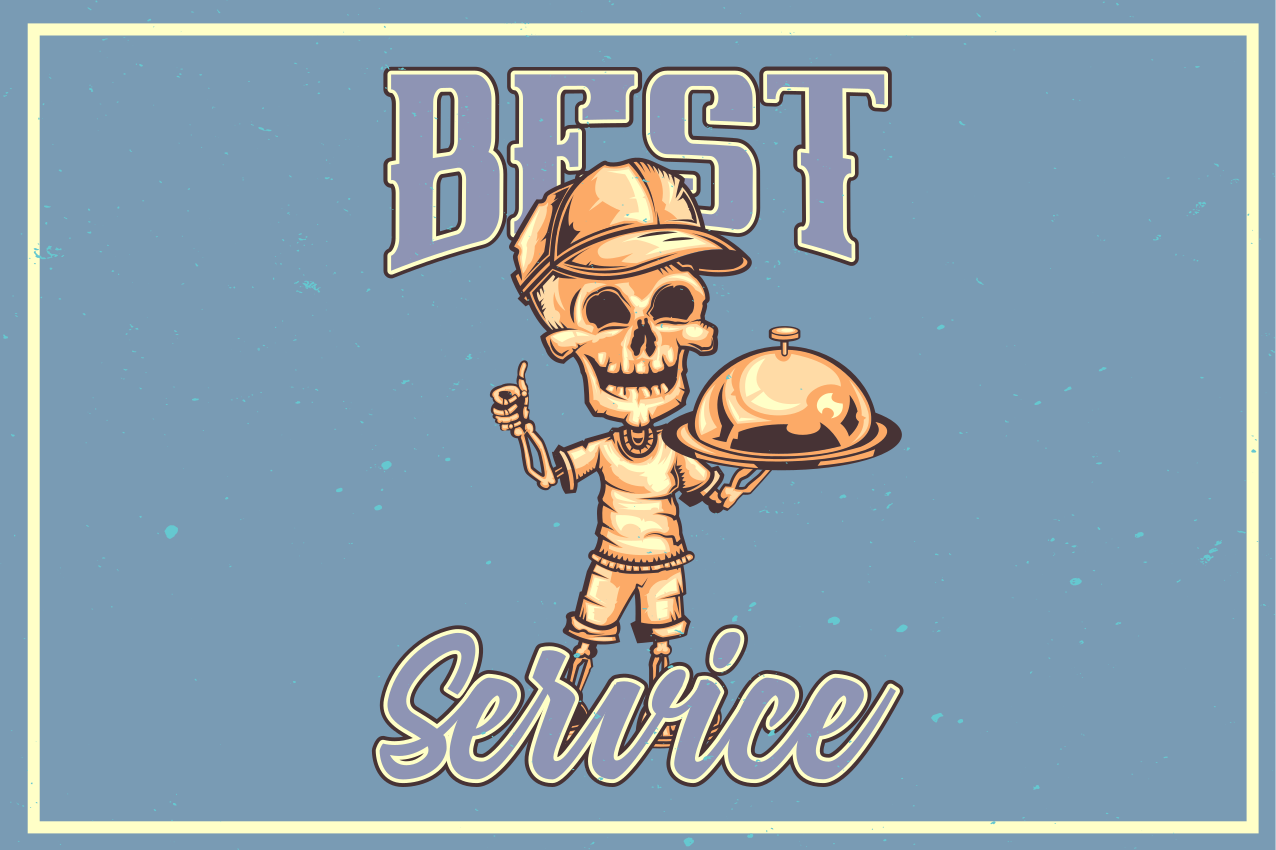 Cool citat mat design restaurang bordstabletter - Tenstickers