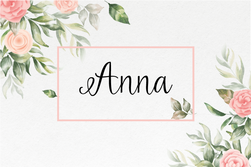 Bordstabletter med namn blommig anpassningsbara - Tenstickers