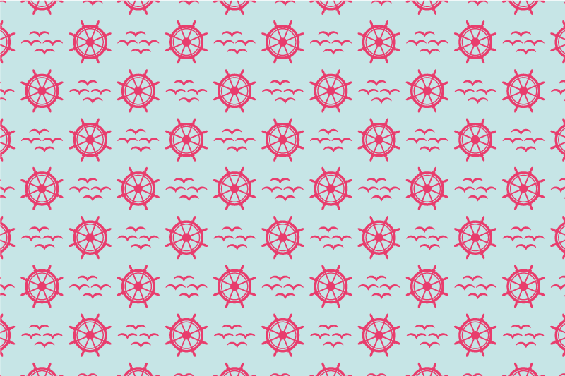 Bordstabletter original nautisk ratt - Tenstickers