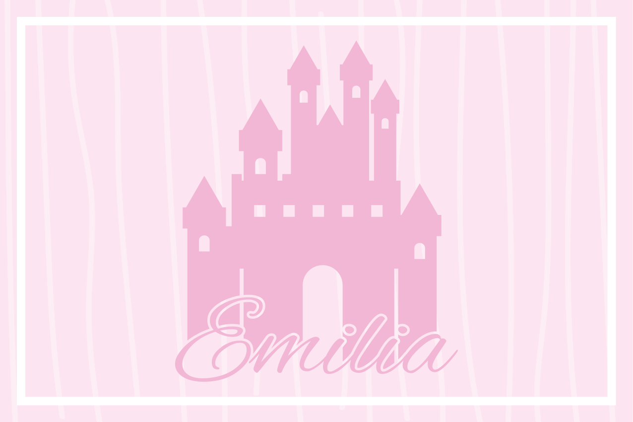 Bordstabletter barnen med slottsdesign - Tenstickers