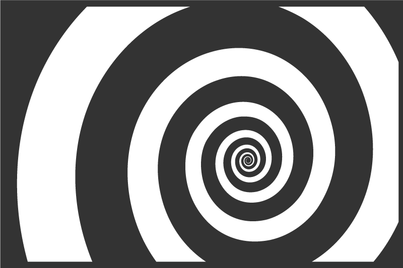 Bordstabletter spiraloptisk effekt - Tenstickers