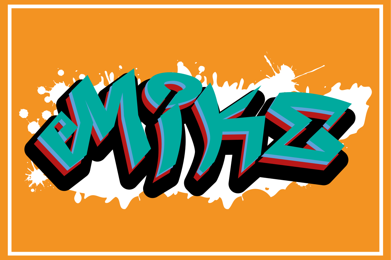 Vild stil kung graffiti personliga bordstabletter - Tenstickers