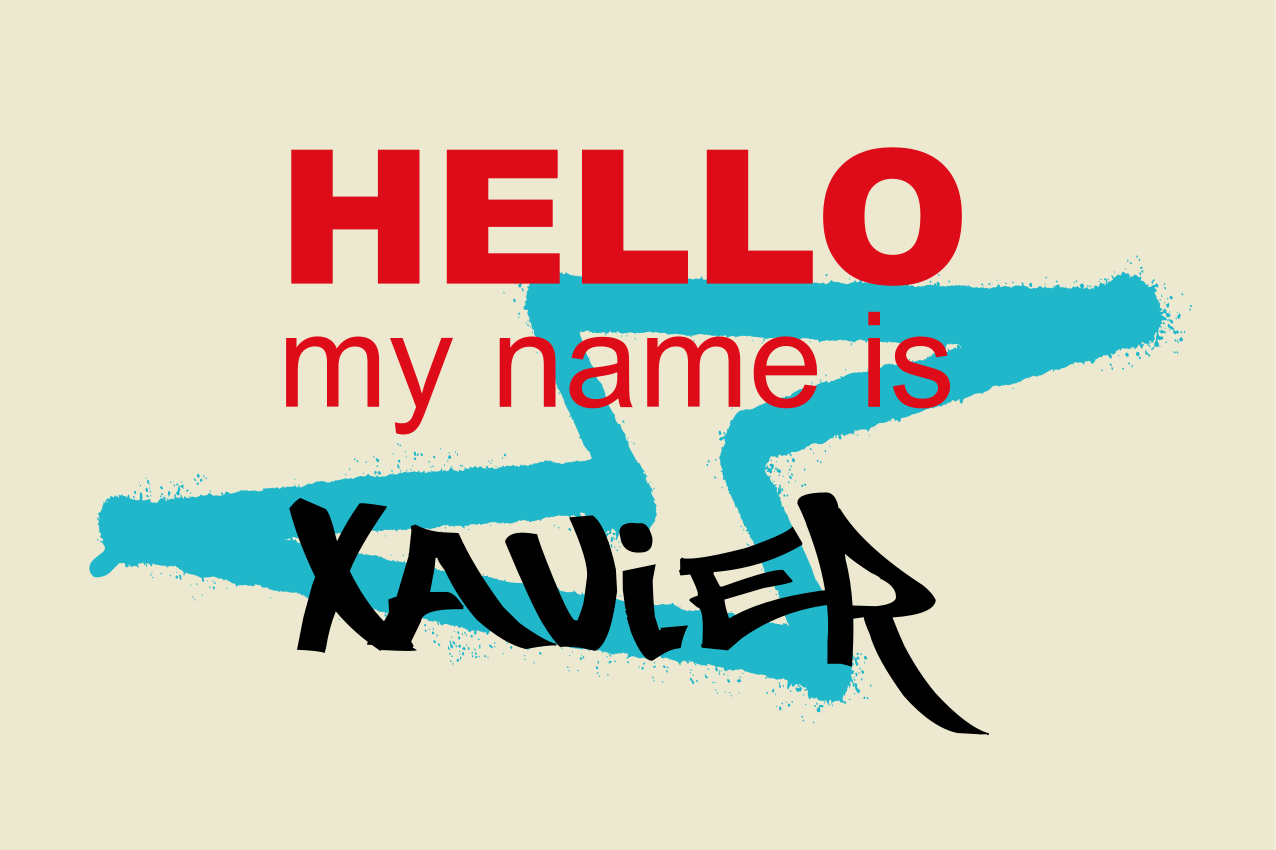 Mitt namn är personliga bordstabletter för kortgraffiti - Tenstickers