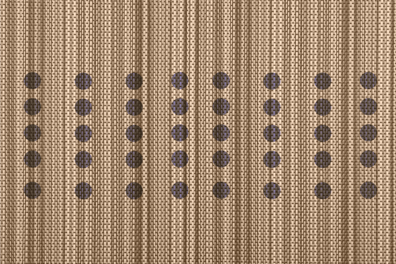 Elegant brun yta bordstabletter - Tenstickers