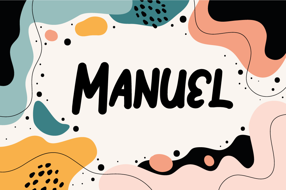 Bordstabletter barnen färgglada abstrakta former - Tenstickers