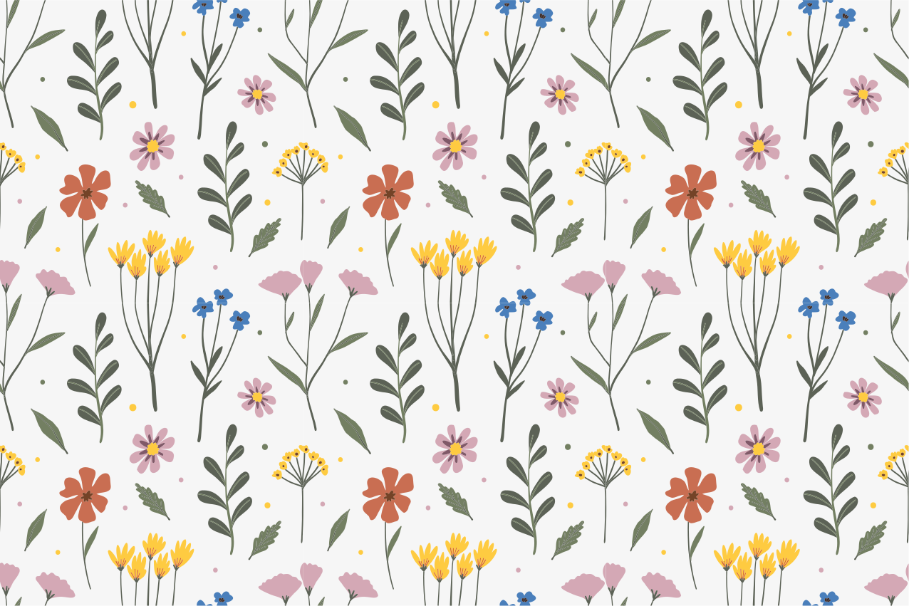 Bordstabletter original blommönster egenskaper - Tenstickers