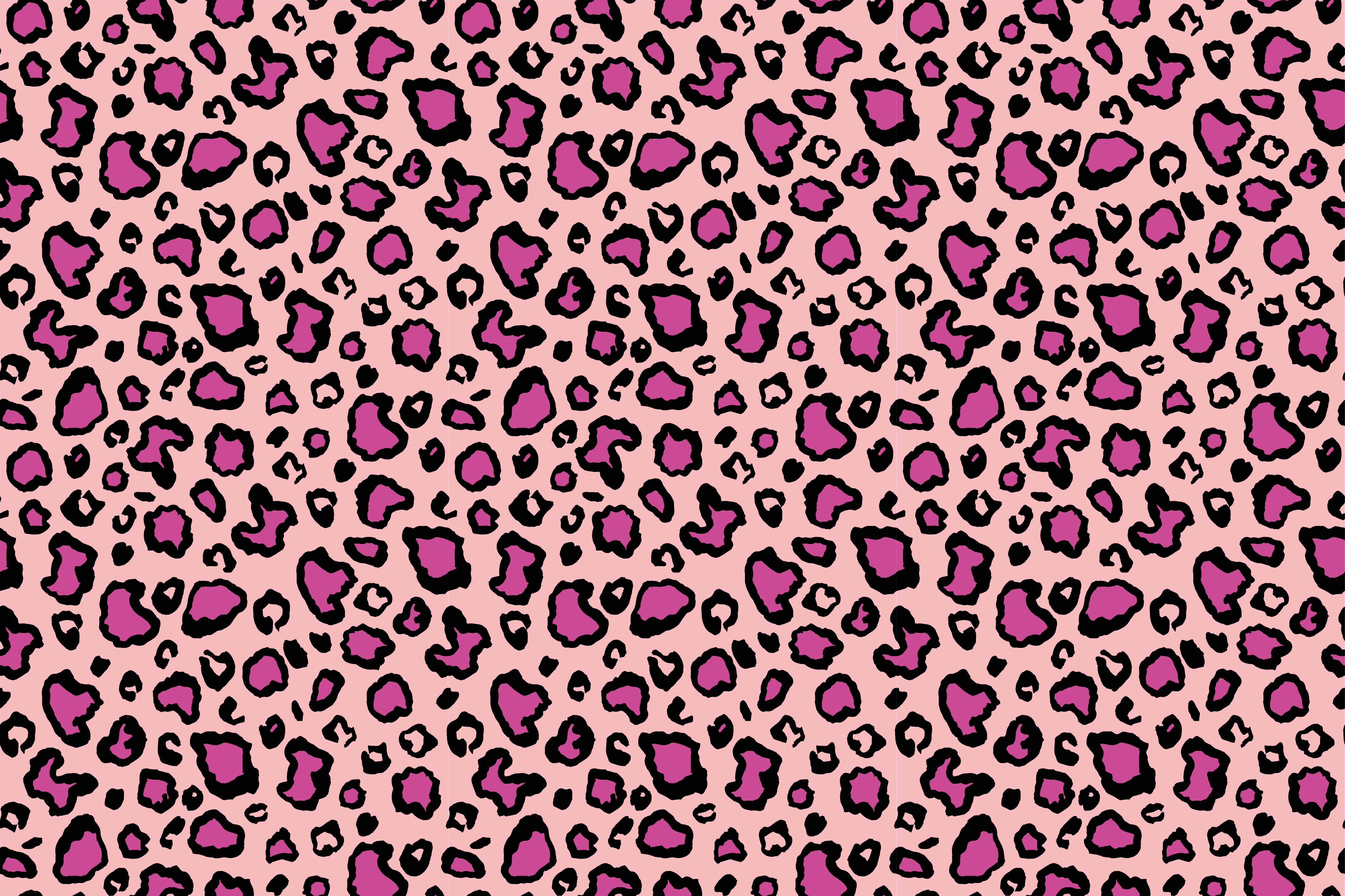 Bordstabletter original rosa leopardmönster - Tenstickers