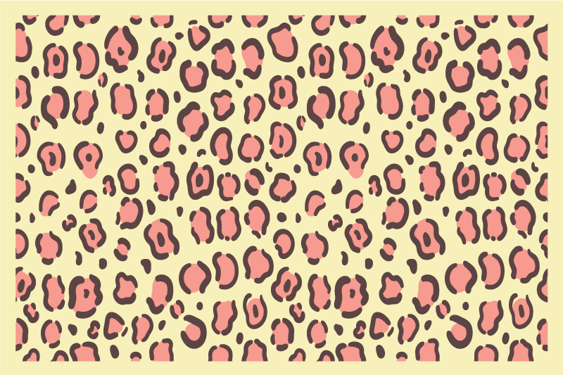Bordstabletter i leopardmönster - Tenstickers