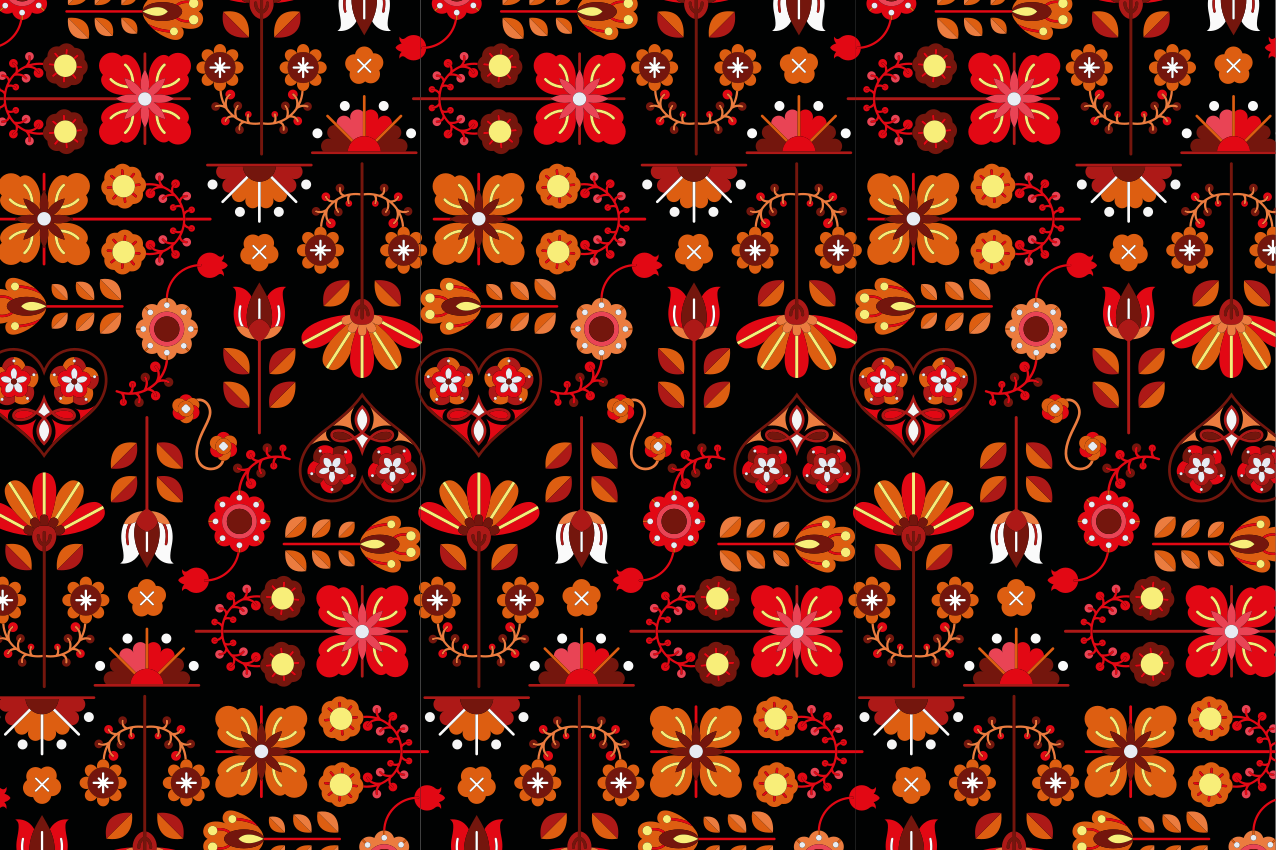 Lively botanical composition bordstabletter original - Tenstickers