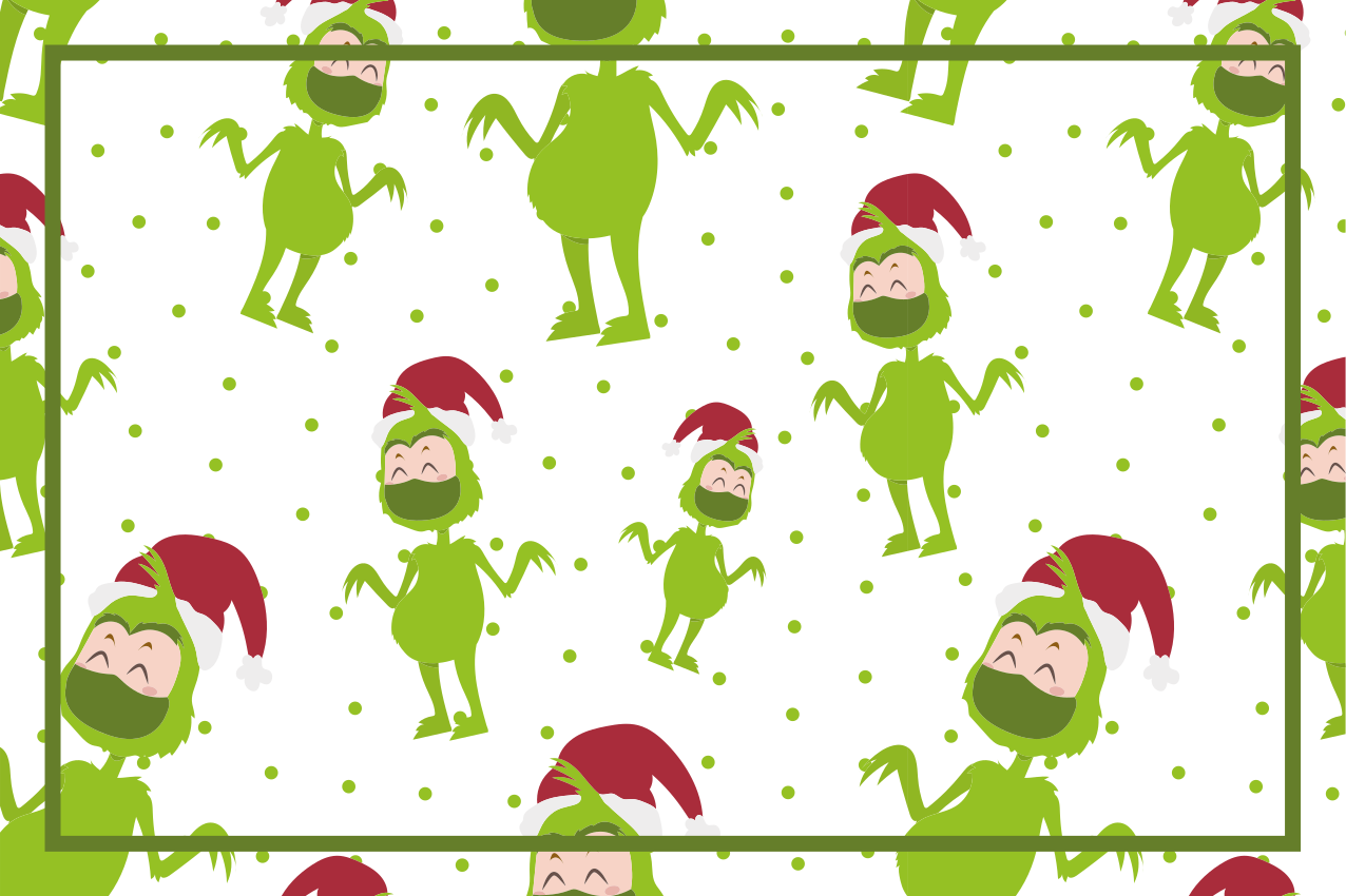 Jul bordstabletter glada grinch karaktärer - Tenstickers