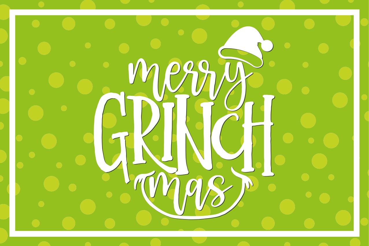 Jul bordstabletter glad grinch juldesign - Tenstickers