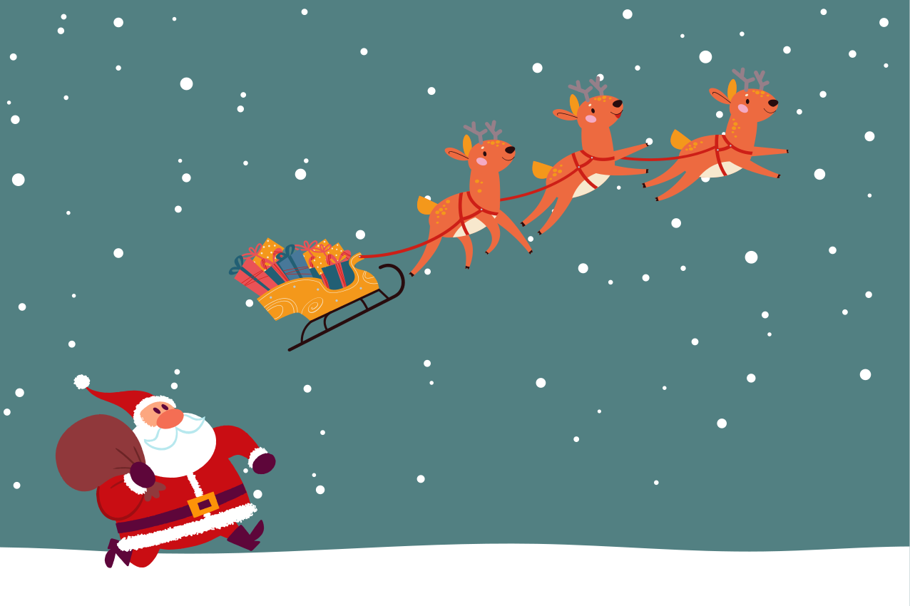 Jultomten tappade sin släde julbord - Tenstickers