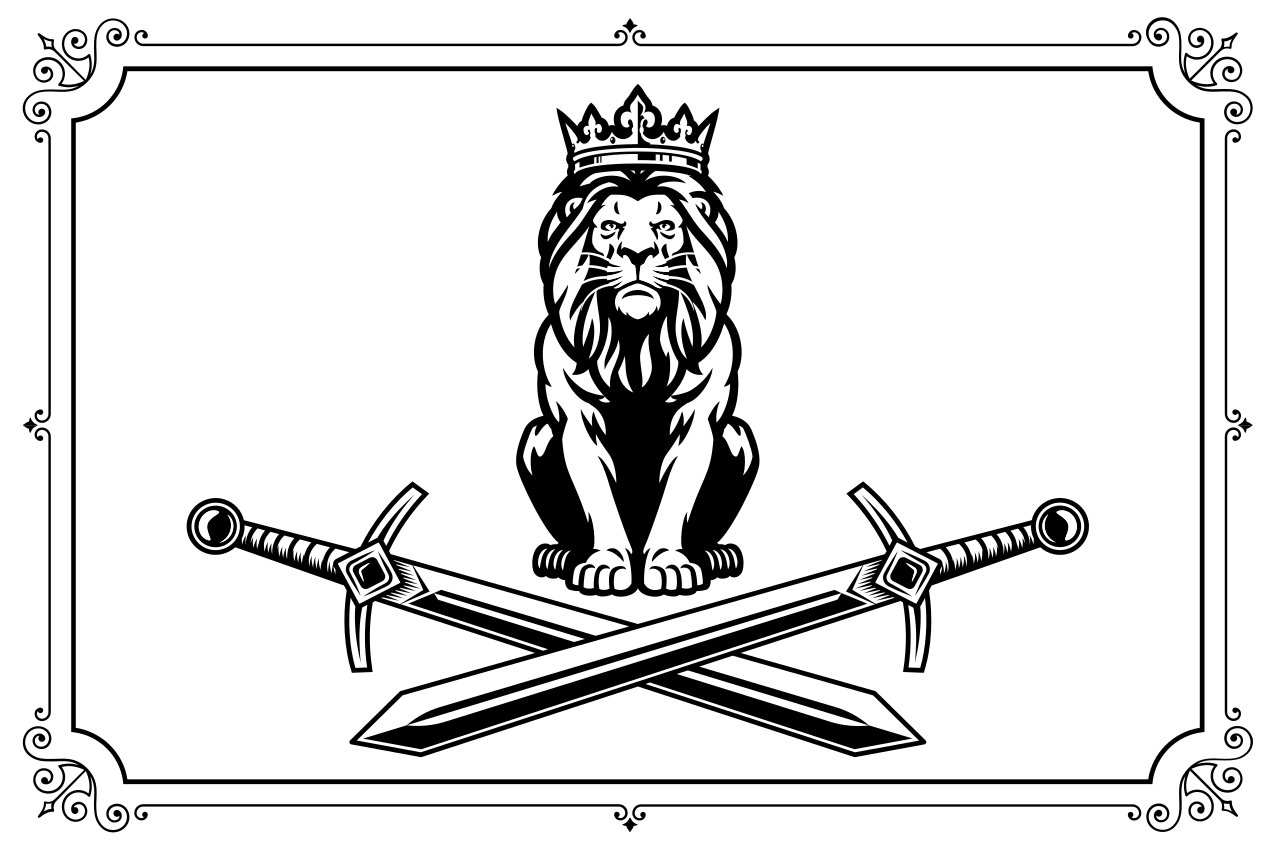 Bordstabletter original lejonkungen emblem - Tenstickers