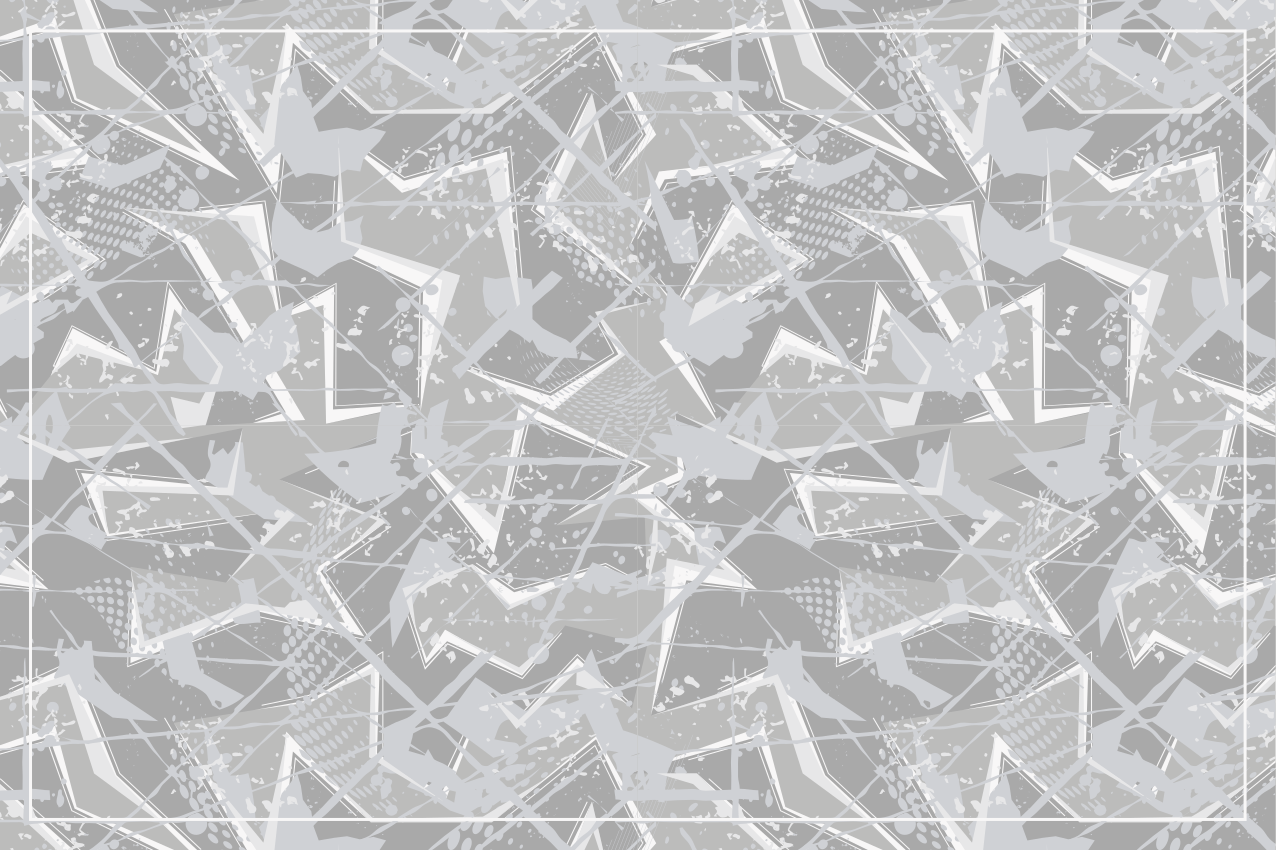 Abstrakta geometriska former bordstabletter - Tenstickers