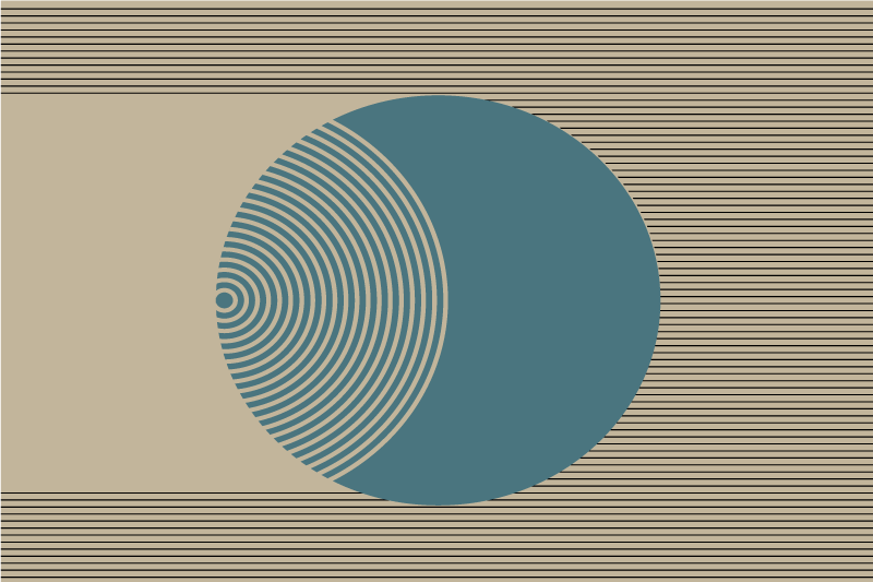 Geometriska färger på jorden moderna bordsmattor - Tenstickers