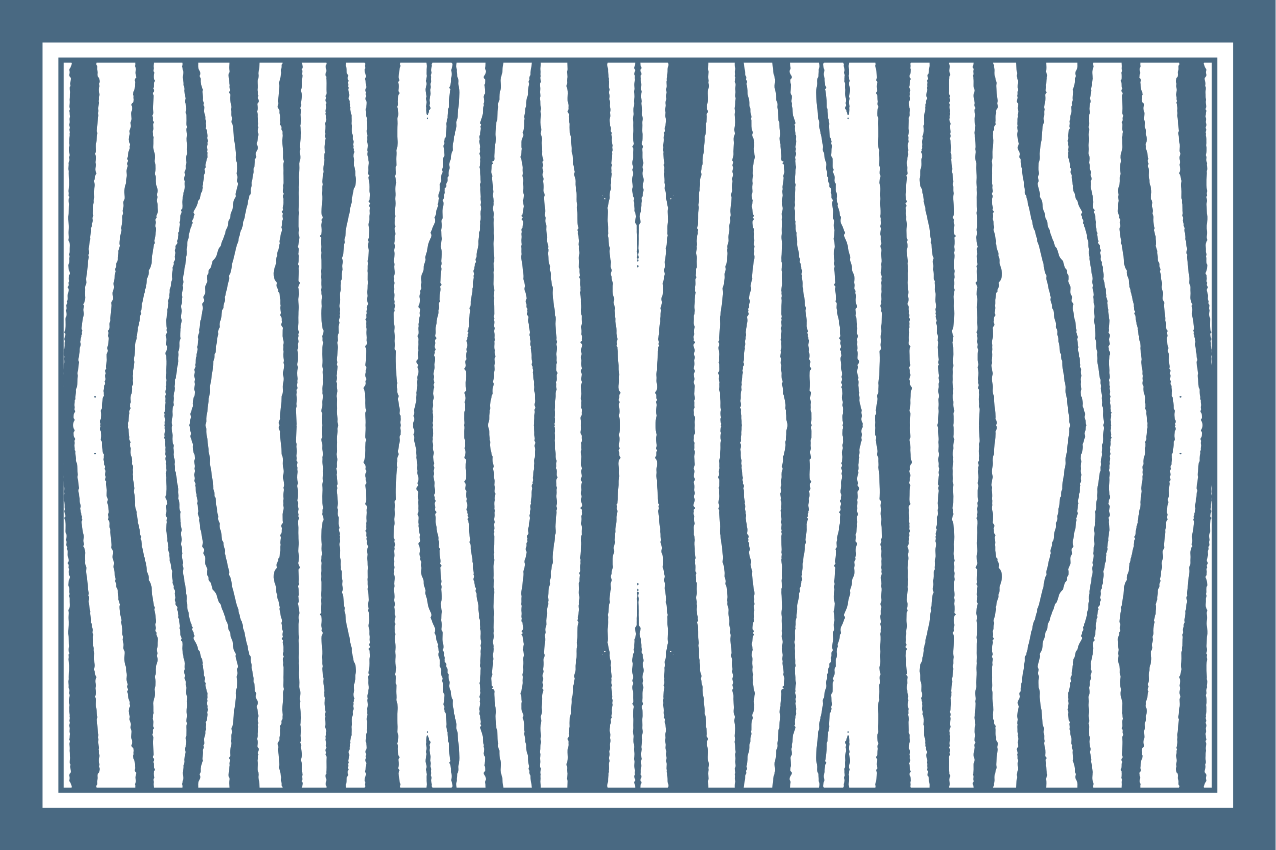Zebra stripe motif bordstabletter - Tenstickers