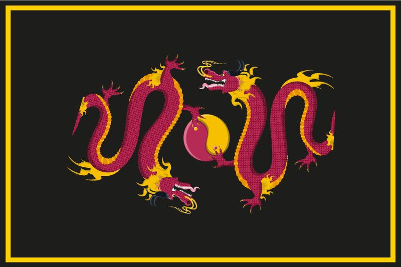 Bordstabletter original drakmotivmönster - Tenstickers