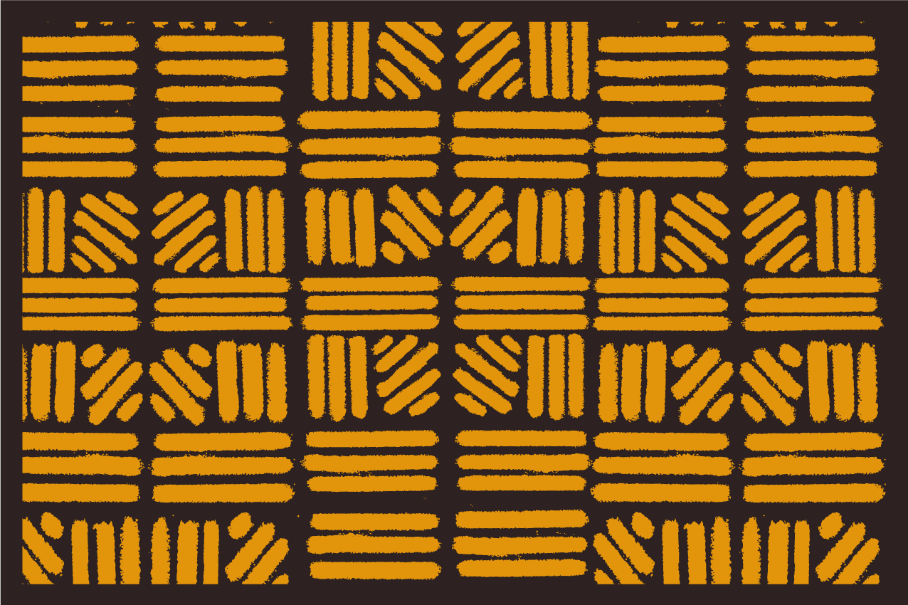 Afrikansk stil abstrakt konst bordstablett - Tenstickers