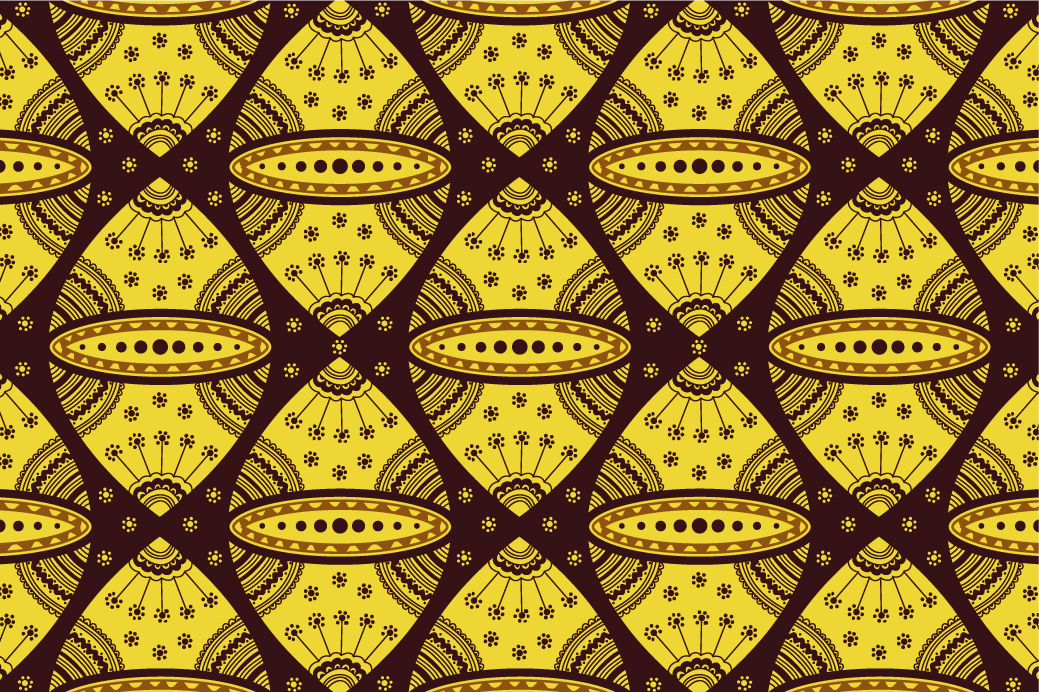 Afrikansk stil abstrakt konst ursprungliga bordstabletter - Tenstickers