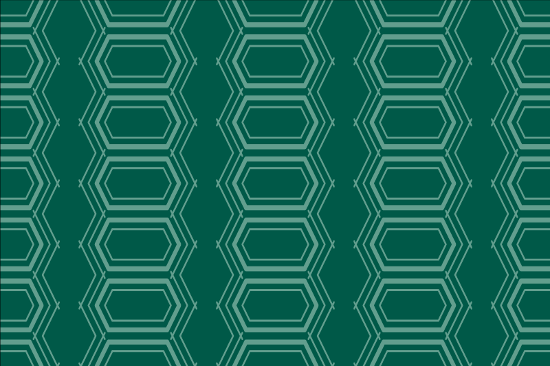 Geometriska gröna cirkelmönster vinyl bordstabletter - Tenstickers