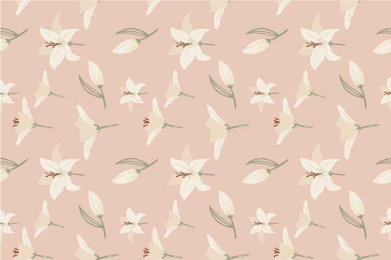 Jul bordstabletter med blommig duk - Tenstickers