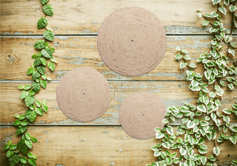 Bordstabletter modernt naturligt underläggset - Tenstickers