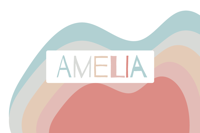 Bordstabletter med namn färgglad personlig anpassning - Tenstickers