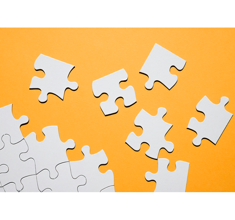 Pussel bit abstrakt fototapeter - Tenstickers