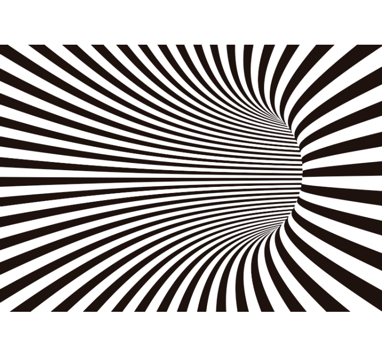 Fototapet för tunneleffekt 3d - Tenstickers