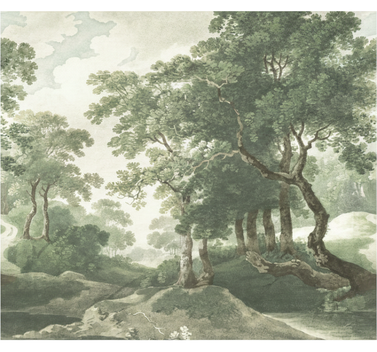 Fototapeter skogar klassisk tidlös natur - Tenstickers