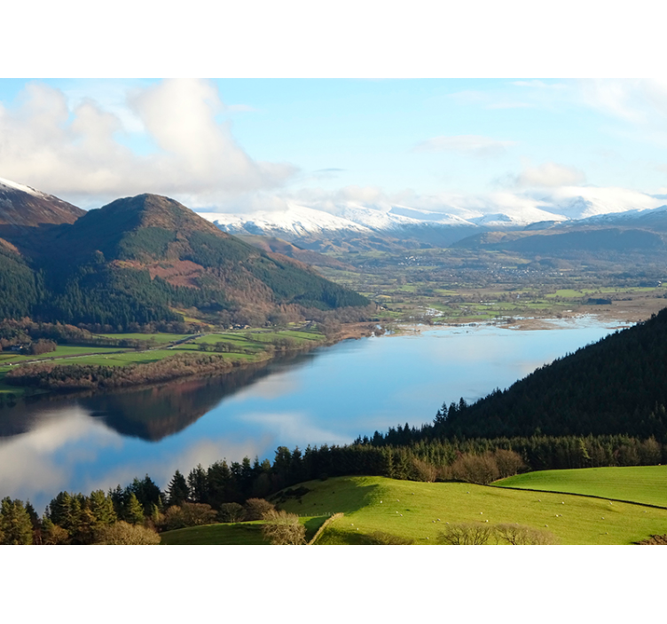 Sjö distrikt sjön fototapet - Tenstickers