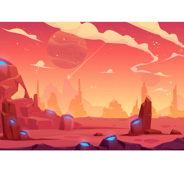 Besök på rymdfototapeter - Tenstickers