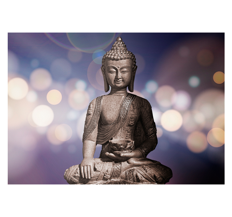 Buddha staty fototapet - Tenstickers
