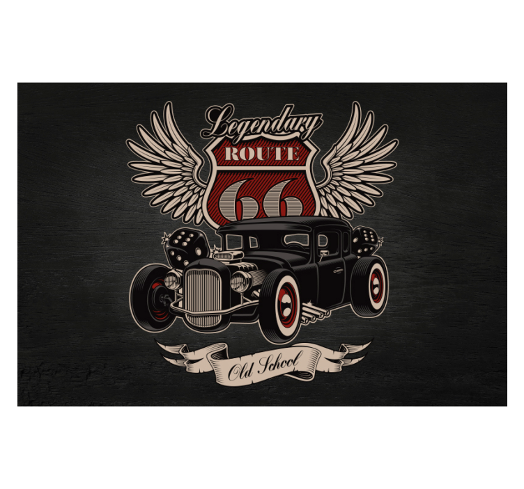 Fototapet för serviceväg - Tenstickers