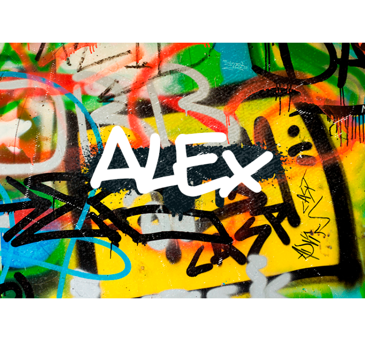 Fototapeter urban konst anpassningsbar urban spray - Tenstickers