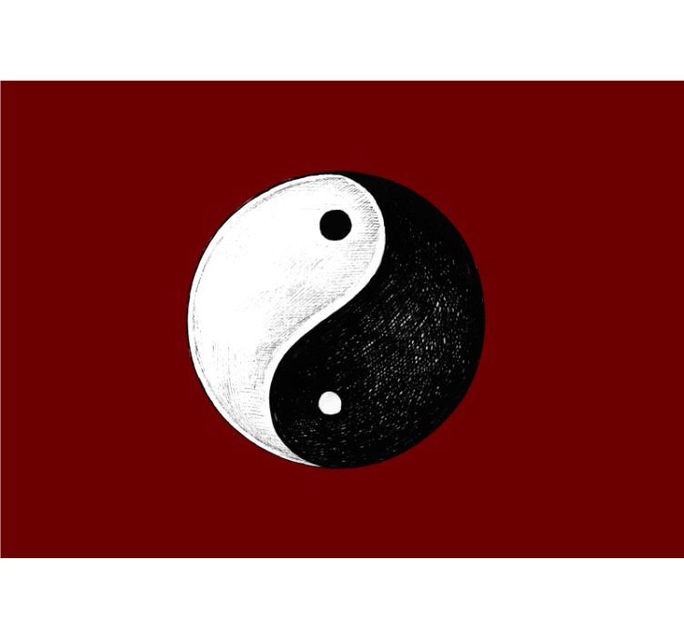 Yin yang symbol Fototapeter Äktenskap - Tenstickers