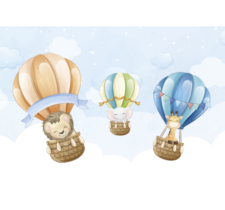 Fototapeter djur luftskepp - Tenstickers