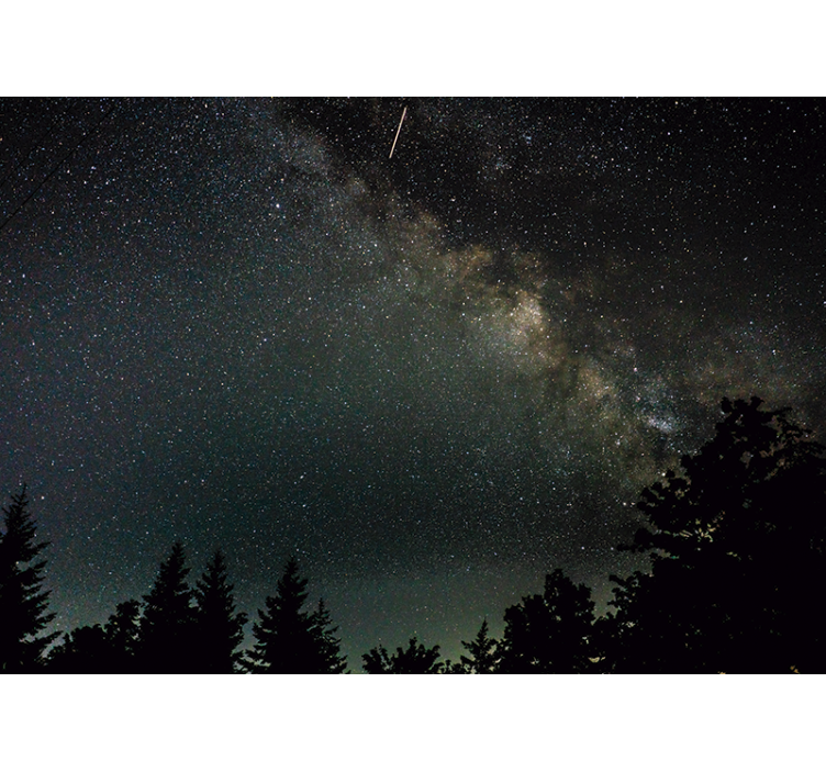 Himmelsk nattlandskap Fototapeter Rymden - Tenstickers