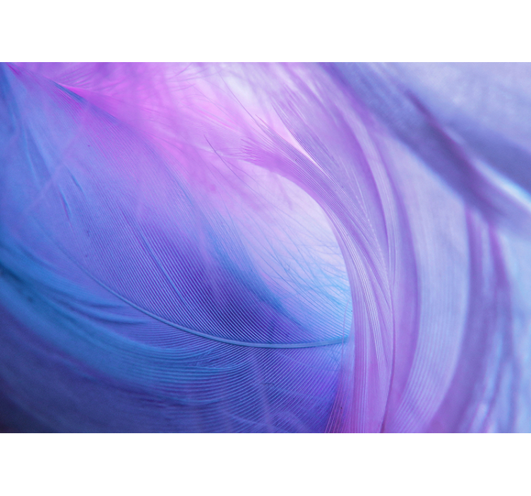 Abstrakta fototapeter för blått och för purpurfärgad virvel 3d - Tenstickers