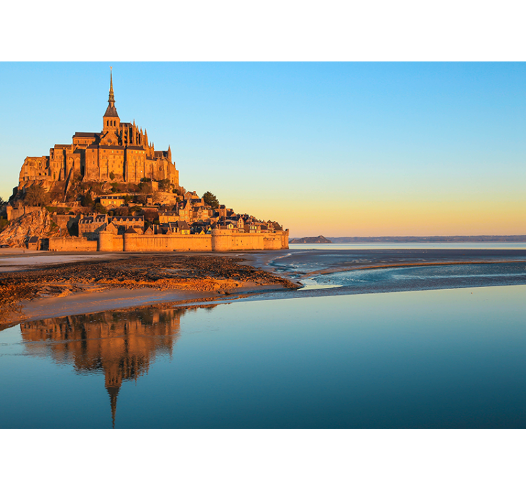 Mont saint michel Fototapeter Övriga städer och länder - Tenstickers