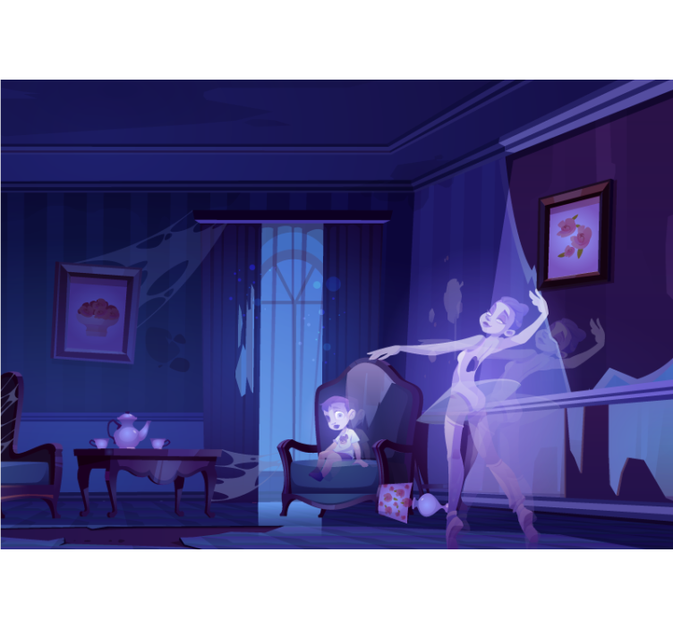 Balett älvdans Fototapeter Musik - Tenstickers