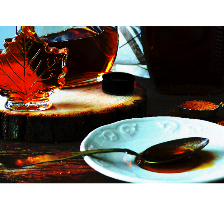 Lönnsirapsfröjd Fototapeter Urban konst - Tenstickers