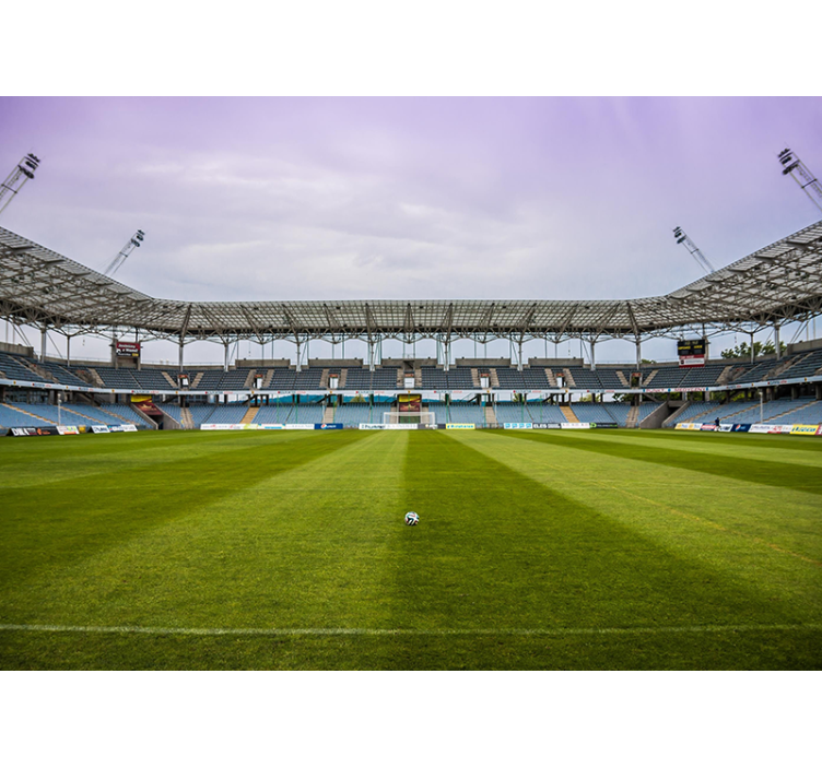 Fototapeter städer och länder fotbollsplan scen - Tenstickers