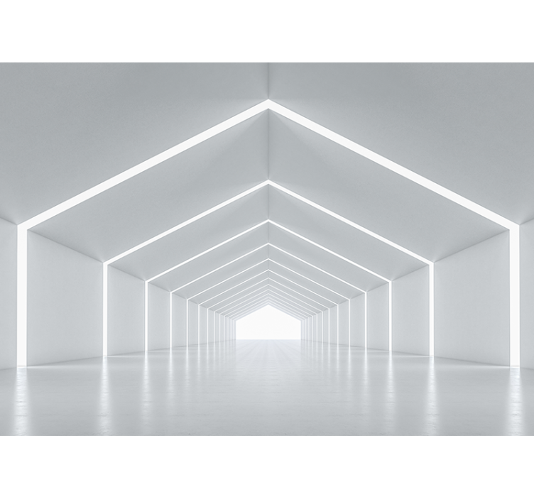 Ljusa låtar med speglar 3d fototapeta - Tenstickers