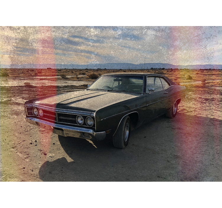 Nostalgi för klassiska bilar Fototapeter Fordon - Tenstickers