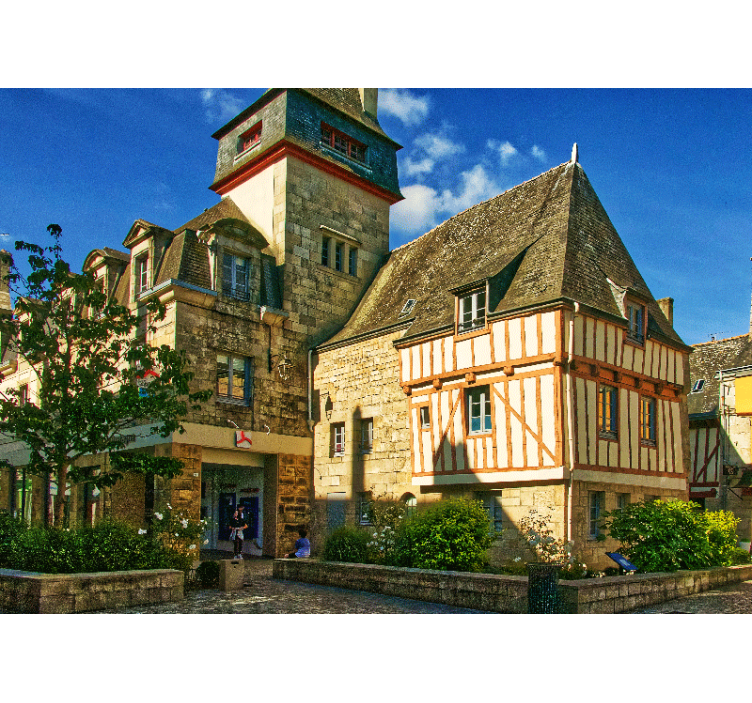 Fototapeter städer och länder historisk fransk arkitektur - Tenstickers