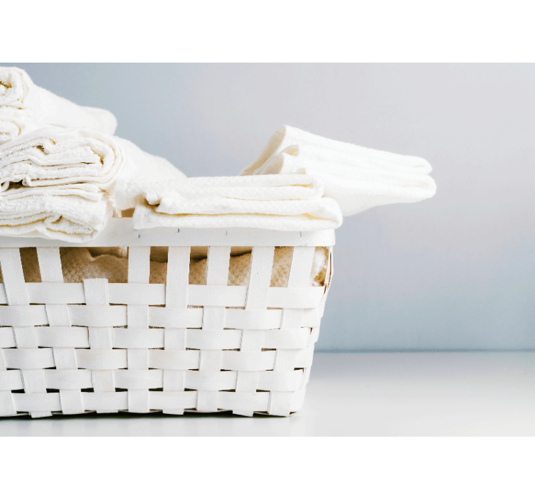 Tvättkorg fototapeter - Tenstickers